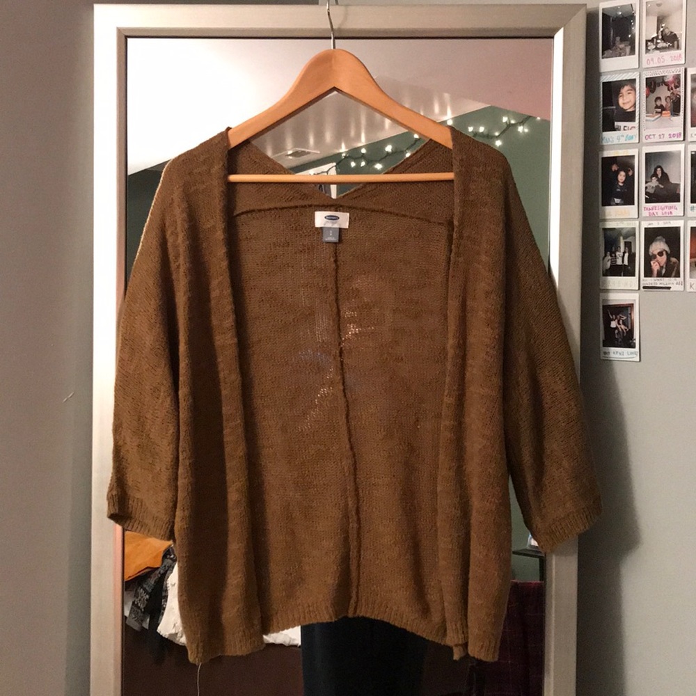 Mustard yellow cardigan